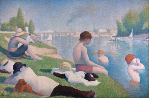 Georges Seurat, Bathers at Asnières, 1884, The National Gallery, London