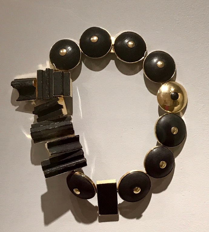 Louise Nevelson, Wood and Gold Necklace, 1960's